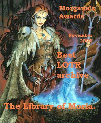 Morgana's Award - November 2002