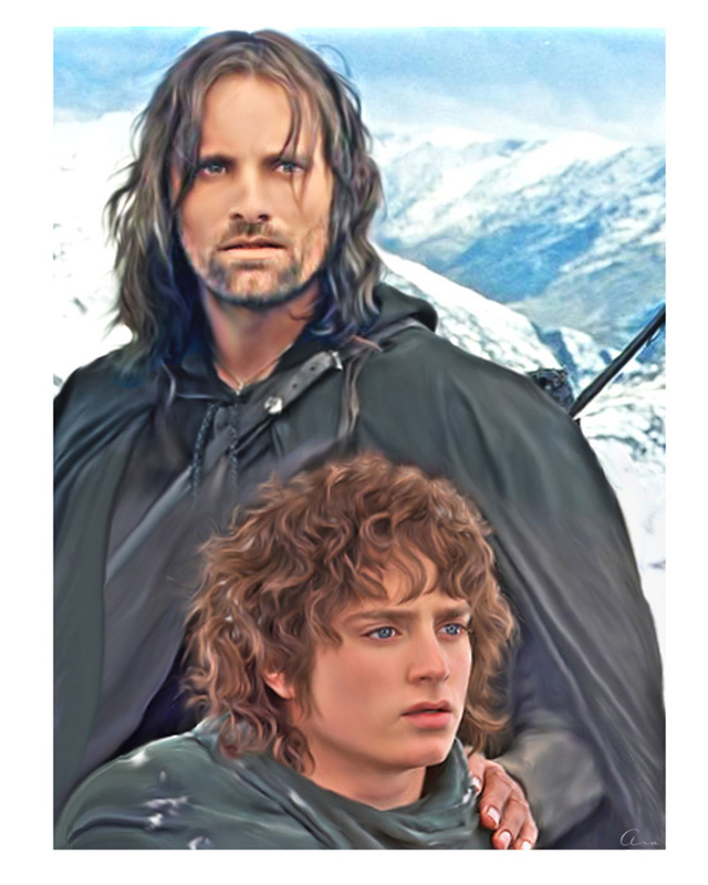 Aragorn and Frodo