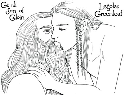 Gimli and Legolas