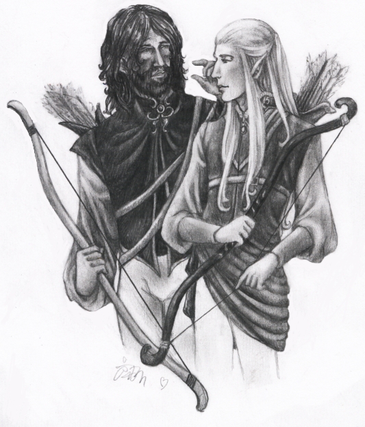 Aragorn and Haldir