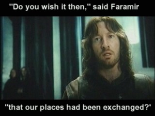 Faramir's lament