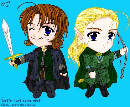 Aragorn and Legolas Aragorn and Legolas