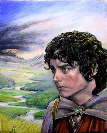 Frodo on the Way to Mordor